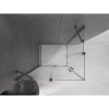 MEXEN/S - Velar Duo sprchový kout, posuvné dveře 90 x 80 cm, transparent, grafit metal 871-090-080-02-95