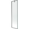 MEXEN/S - Next vanová zástěna FIX 50 x 150 cm, černá vzor, grafit metal 895-050-000-00-70-95