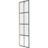 MEXEN/S - Next vanová zástěna FIX 50 x 150 cm, černá vzor, měď kartáčovaná - 895-050-000-00-70-77 895-050-000-00-77-65