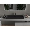 MEXEN - Ava umyvadlo na desku litý mramor 1/O 100 x 46 cm, černá 23011071