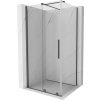 MEXEN/S - Velar sprchový kout 100 x 90, transparent, grafit kartáčovaná 871-100-090-01-66