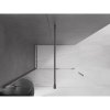 MEXEN/S - Velar posuvné sprchové dveře Walk-in 140, transparent, grafit kartáčovaná 871-140-000-03-66