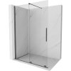 MEXEN/S - Velar posuvné sprchové dveře Walk-in 140, transparent, grafit kartáčovaná 871-140-000-03-66
