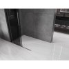MEXEN/S - Velar L Sprchová zástěna posuvná Walk-in 110 x 200 cm, grafit 8 mm, grafit kartáčovaná 871-110-003-43-66
