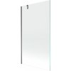 MEXEN/S - Next vanová zástěna FIX 100 x 150 cm, transparent, grafit metal 895-100-000-00-00-95