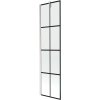 MEXEN/S - Next vanová zástěna FIX 50 x 150 cm, černá vzor, nikl kartáčovaná 895-050-000-00-77-97