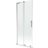 MEXEN/S - Velar L dvoukřídlá posuvná vanová zástěna 85 x 150 cm, transparent, chrom 896-085-003-01-01