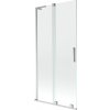 MEXEN/S - Velar L dvoukřídlá posuvná vanová zástěna 95 x 150 cm, transparent, chrom 896-095-003-01-01