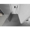 MEXEN/S - KIOTO Sprchová zástěna WALK-IN 120x200 cm 8 mm, černá, Transparent/matné sklo 800-120-101-70-35