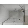 MEXEN/S - LIMA sprchový kout 105x80, transparent, chrom 856-105-080-01-00