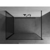 MEXEN/S - Kioto Sprchová zástěna WALK-IN 120 x 70 cm, černý vzor, černá 800-120-212-70-70-070