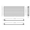 koupelnovy radiator cover h new