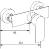 MEXEN/S - Erik sprchový sloup včetně sprchové baterie Alexa, černá 71240205-70