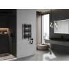 MEXEN/S - Ares radiátor + topná tyč 700 x 400 mm, 300 W, černá W102-0700-400-6300-70