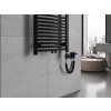 MEXEN/S - Ares radiátor + topná tyč 700 x 400 mm, 300 W, černá W102-0700-400-6300-70