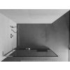 MEXEN/S - Kioto+ L Sprchová zástěna WALK-IN s poličkou a držákem ručníků 100 x 200 cm, černý vzor, chrom 800-100-123-01-70