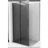 MEXEN/S - Velar Sprchová zástěna posuvná Walk-in 110 x 200 cm, grafit 8 mm, grafit metal 871-110-000-43-95
