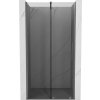 MEXEN/S - Velar posuvné sprchové dveře 110 cm, grafit, grafit metal 871-110-000-41-95