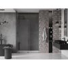 MEXEN/S - Velar posuvné sprchové dveře 140 cm, transparent, grafit metal 871-140-000-01-95