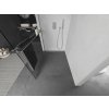 MEXEN/S - KIOTO Sprchová zástěna WALK-IN s poličkou a držákem ručníků 100 x 200, transparent 8 mm, chrom 800-100-121-01-00