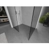 MEXEN/S - Kioto Sprchová zástěna Walk-in 80 x 80 cm, transparent, chrom 800-080-202-01-00-080