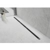 MEXEN - Flat 360° Super Slim podlahový žlab otočný 90, černý 1751090