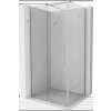 MEXEN/S - Velar sprchový kout, posuvné dveře 120 x 80 cm, transparent, nikl kartáčovaná 871-120-080-01-97