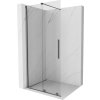 MEXEN/S - Velar Sprchová zástěna posuvná Walk-in 120 x 200 cm, transparent 8 mm, grafit metal 871-120-000-03-95