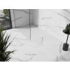 MEXEN/S - Stone+ obdélníková sprchová vanička 140 x 90, bílá, mřížka bílá 44109014-W