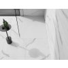 MEXEN/S - Stone+ obdélníková sprchová vanička 140 x 90, bílá, mřížka bílá 44109014-W