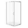CERSANIT - Sprchový kout ARTECO obdélník 100x80x190, posuv, čiré sklo S157-011