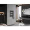 MEXEN/S - Ares radiátor + topná tyč 700 x 400 mm, 300 W, antracit W102-0700-400-2300-66
