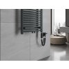 MEXEN/S - Ares radiátor + topná tyč 700 x 400 mm, 300 W, antracit W102-0700-400-2300-66