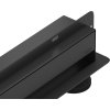 MEXEN - Flat žlab ke stěně 2v1 stěna 80 cm černá 1730080
