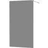 MEXEN/S - KIOTO Sprchová zástěna WALK-IN 90x200 cm 8 mm, chrom, kouřové sklo 800-090-101-01-40