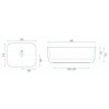REA - Umyvadlo na desku Demi Mini White REA-U5064