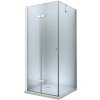 MEXEN/S - Sprchový kout zalamovací Lima 110x80, sklo čiré, chrom + vanička 856-110-080-00-00-4010