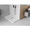 MEXEN/S - Flat sprchová vanička obdélníková slim 120 x 70, bílá + černý sifon 40107012B
