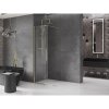 MEXEN/S - Velar posuvné sprchové dveře Walk-in 85, transparent, zlatá 871-085-000-03-50