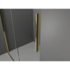 MEXEN/S - Velar posuvné sprchové dveře Walk-in 85, transparent, zlatá 871-085-000-03-50