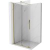 MEXEN/S - Velar posuvné sprchové dveře Walk-in 85, transparent, zlatá 871-085-000-03-50