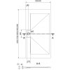 MEXEN - Egon obdélníková sprchová vanička SMC 200 x 80 cm, černá 4R708020