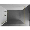 MEXEN/S - Kioto Sprchová zástěna WALK-IN 55 x 200, transparent 8 mm, zlatá 800-055-101-50-00