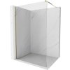 MEXEN/S - Kioto Sprchová zástěna WALK-IN 55 x 200, transparent 8 mm, zlatá 800-055-101-50-00