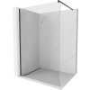 MEXEN/S - Kioto Sprchová zástěna WALK-IN 55 x 200, transparent 8 mm, černá 800-055-101-70-00