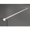 MEXEN/S - Kioto Sprchová zástěna WALK-IN volněstojící 105 x 200, transparent 8 mm, bílá 800-105-002-20-00