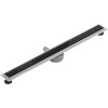 MEXEN/S - Flat 360 MGB odtokový žlab otočný 100 cm černá sklo 1026100-40