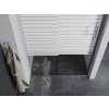 MEXEN - APIA posuvné dveře 115x190 cm 5mm chrom pasy 845-115-000-01-20