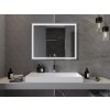 MEXEN - Miko zrcadlo s osvětlením 100 x 80 cm, LED 600 9819-100-080-611-00
