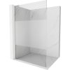 MEXEN/S - Kioto L Sprchová zástěna WALK-IN 80 x 200, transparent/dekor, nikl kartáčovaná 800-080-103-97-35
